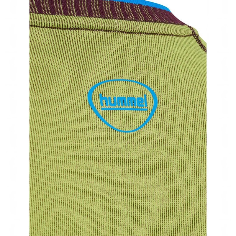 Hummel Seamless Ls T-skjorte Dame Grønn | 813664-856