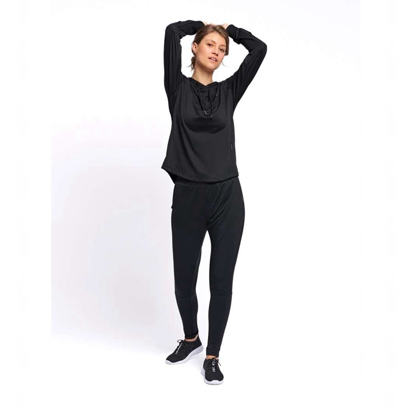 Hummel Selby Tapered Bukse Dame Svarte | 410756-250