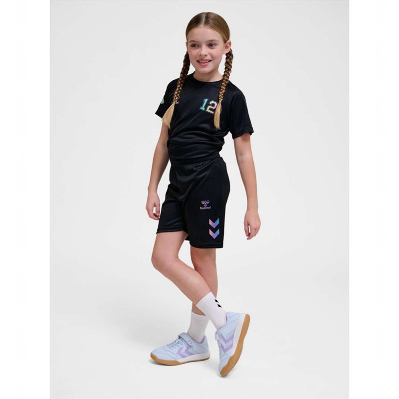 Hummel Shimmer Shorts Barn Svarte | 473703-989