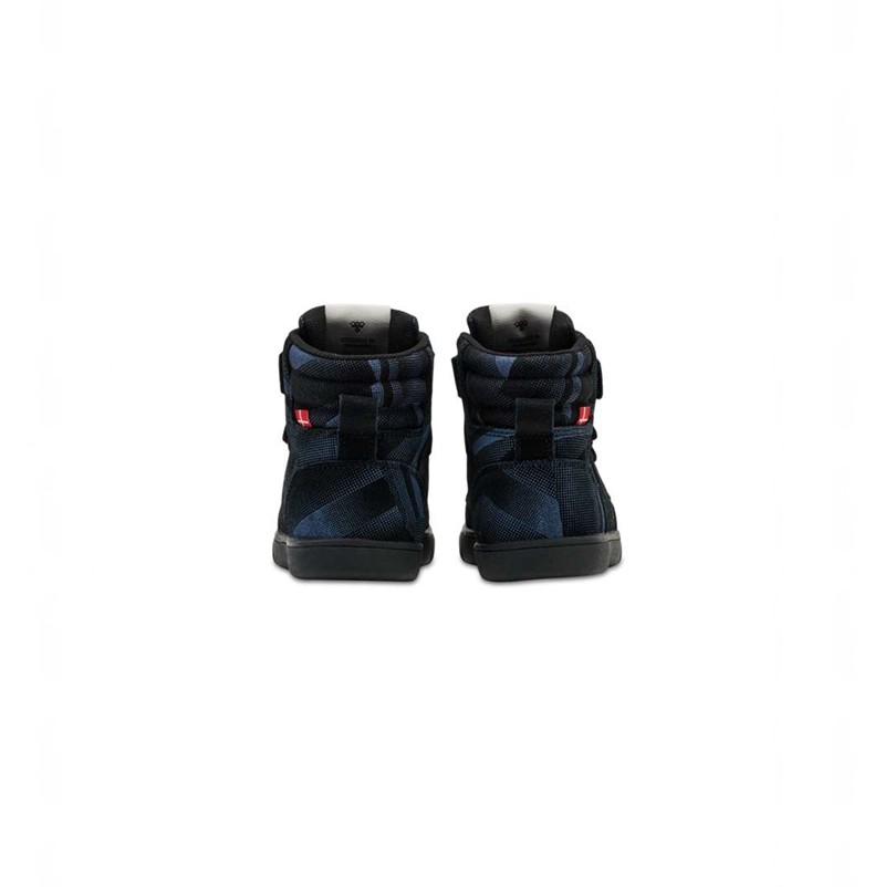 Hummel Stadil Print Jr Sneakers Barn Svarte | 542068-460