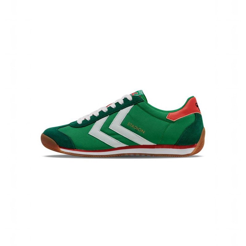 Hummel Stadion Nylon Sneakers Dame Grønn | 797998-588