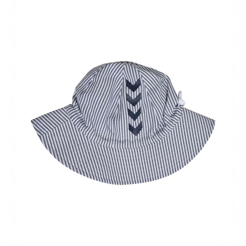 Hummel Starfish Striped Bøttehatter Barn Grå | 222299-722