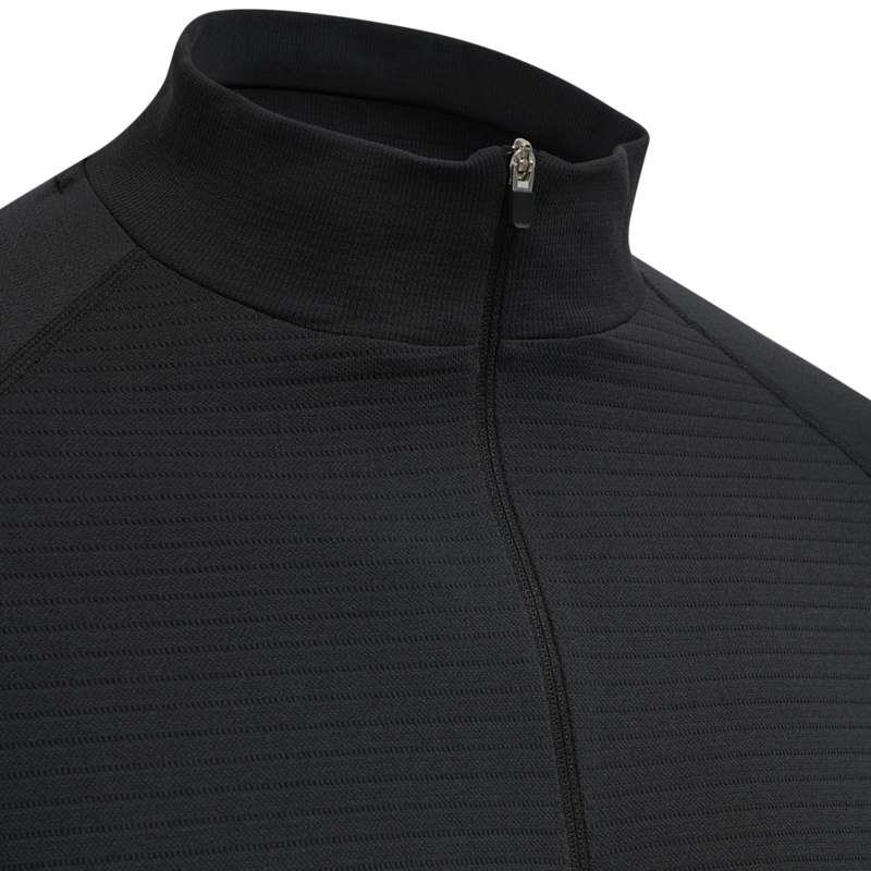 Hummel Stroke Seamless Half Zip Basislag Herre Svarte | 245893-093