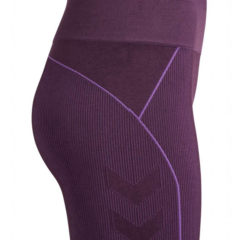 Hummel Te Christel Seamless Shorts Dame Lilla | 751133-643