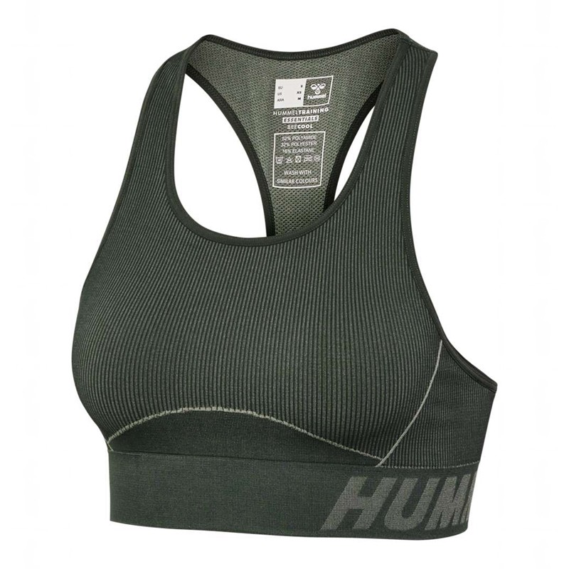 Hummel Te Christel Seamless Top Sportsklær Dame Grønn | 717483-320
