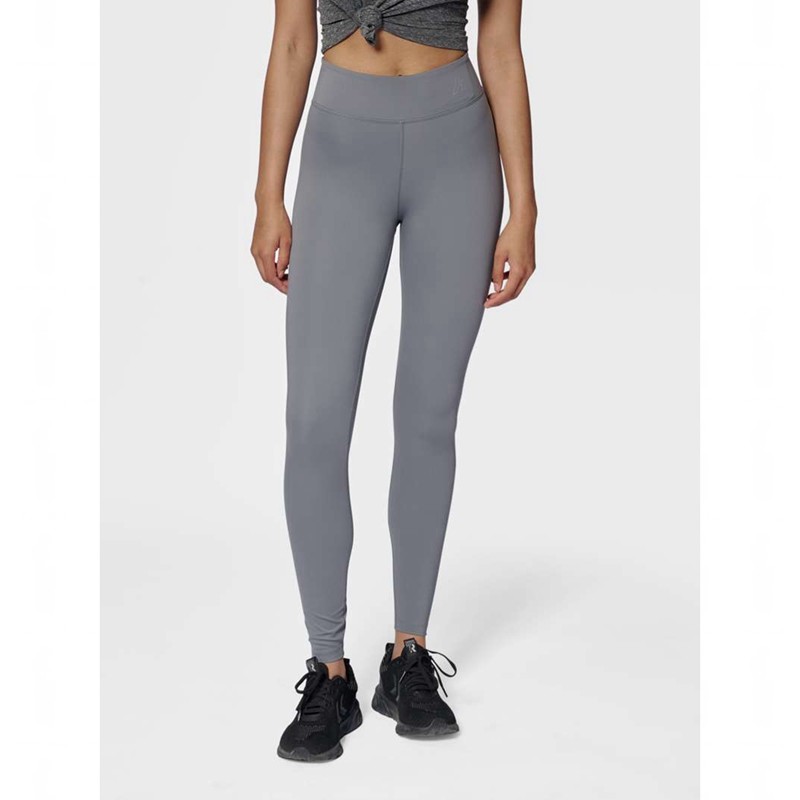 Hummel Te Fundamental Mid Waist Tights Dame Grå | 333539-000