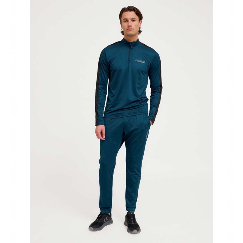 Hummel Te Strength Pl Half Zip Gensere Herre Marineblå | 134701-165