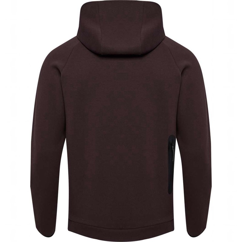 Hummel Tech Fleece Regular Zip Hettegenser Herre Sjokolade | 082898-946