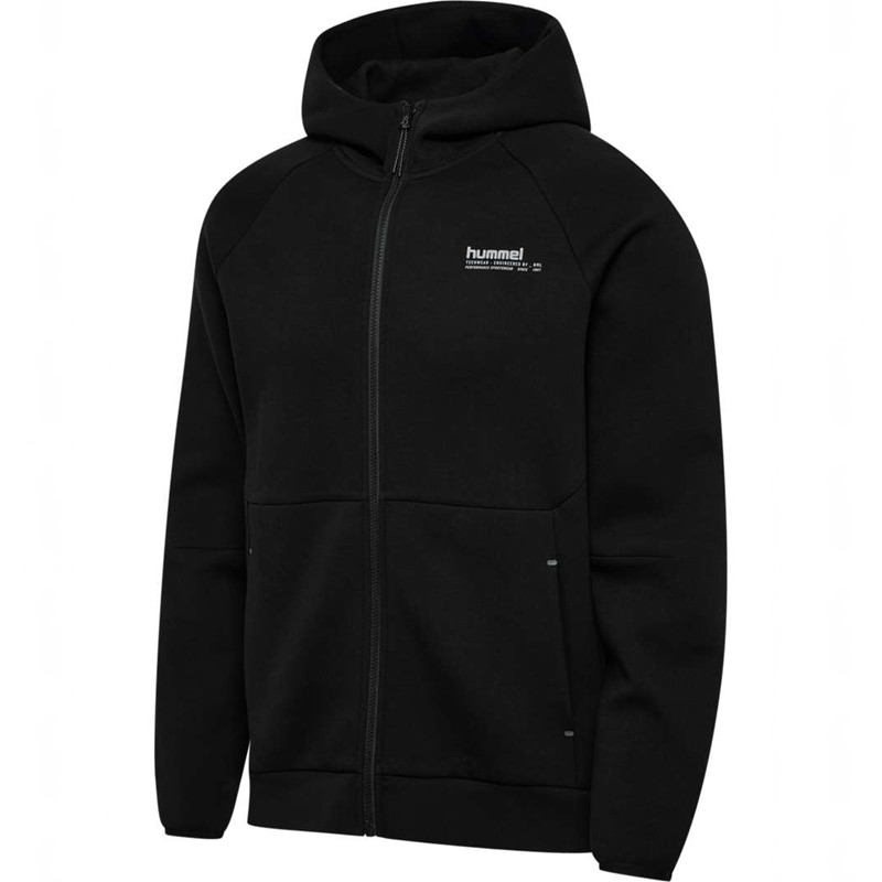 Hummel Tech Fleece Regular Zip Hoodie T-skjorte Dame Svarte | 524799-659