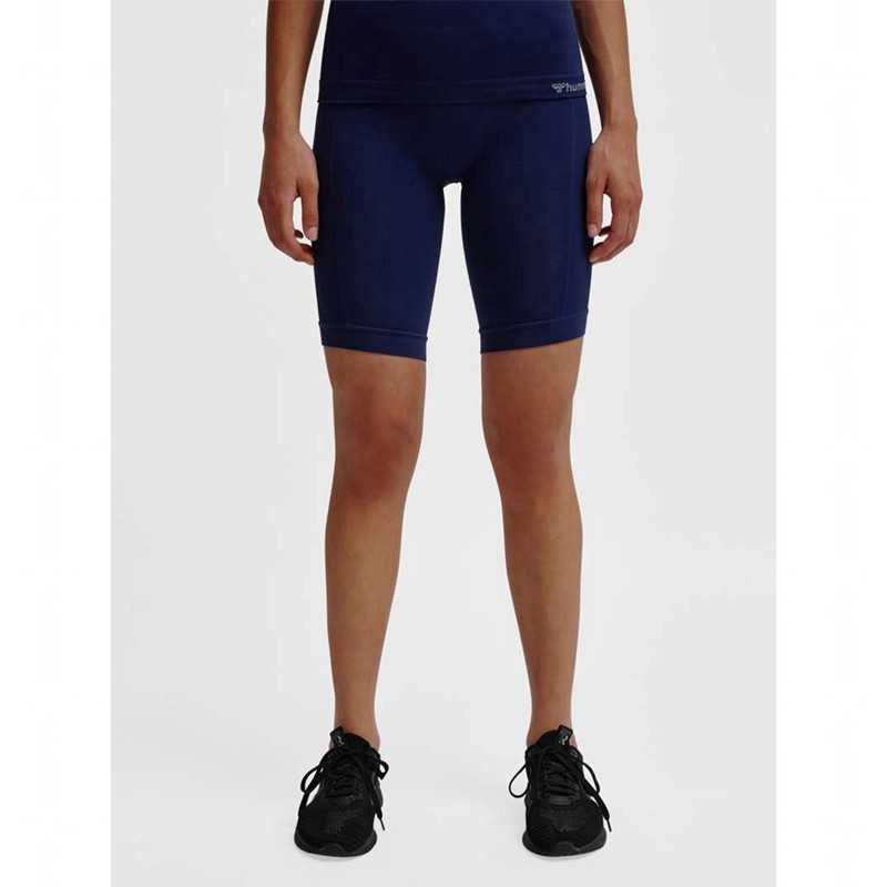 Hummel Tif Seamless Cyling Shorts Bukse Dame Svarte | 121840-502