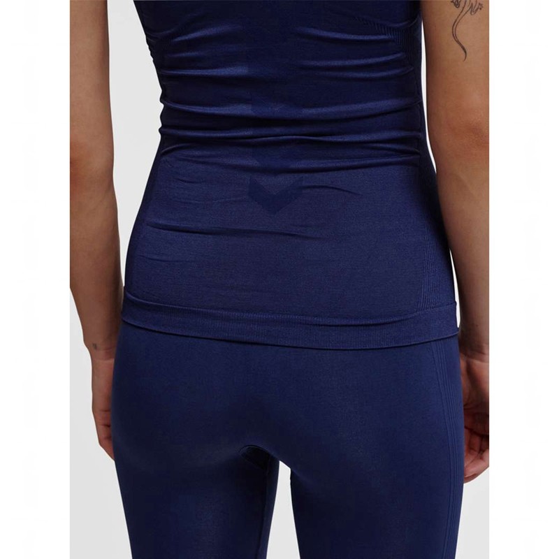 Hummel Tif Seamless Tank Top Dame Svarte | 075766-427