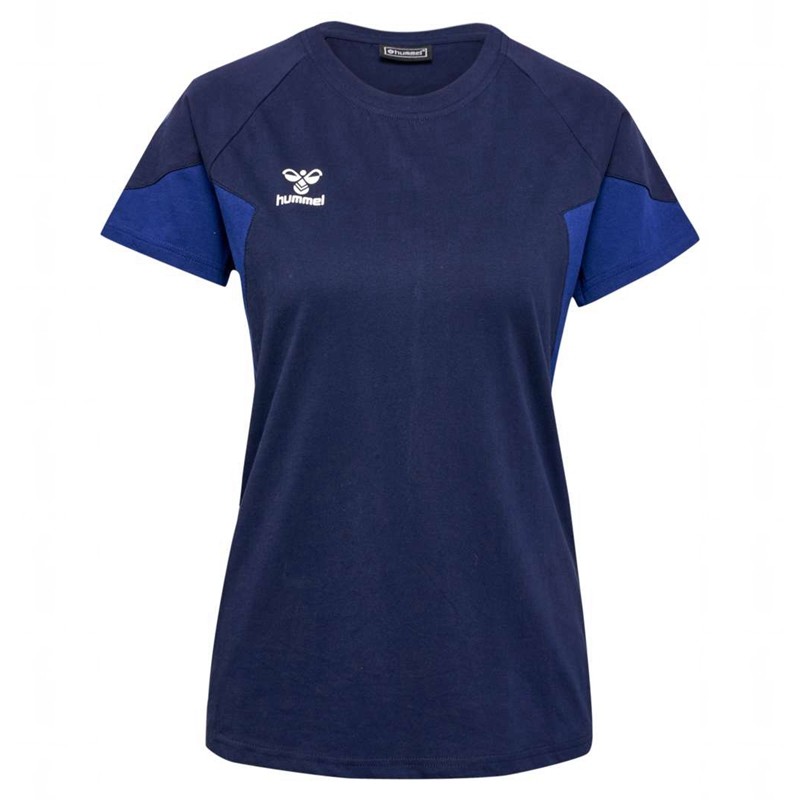 Hummel Travel S/S T-skjorte Dame Marineblå | 325684-125