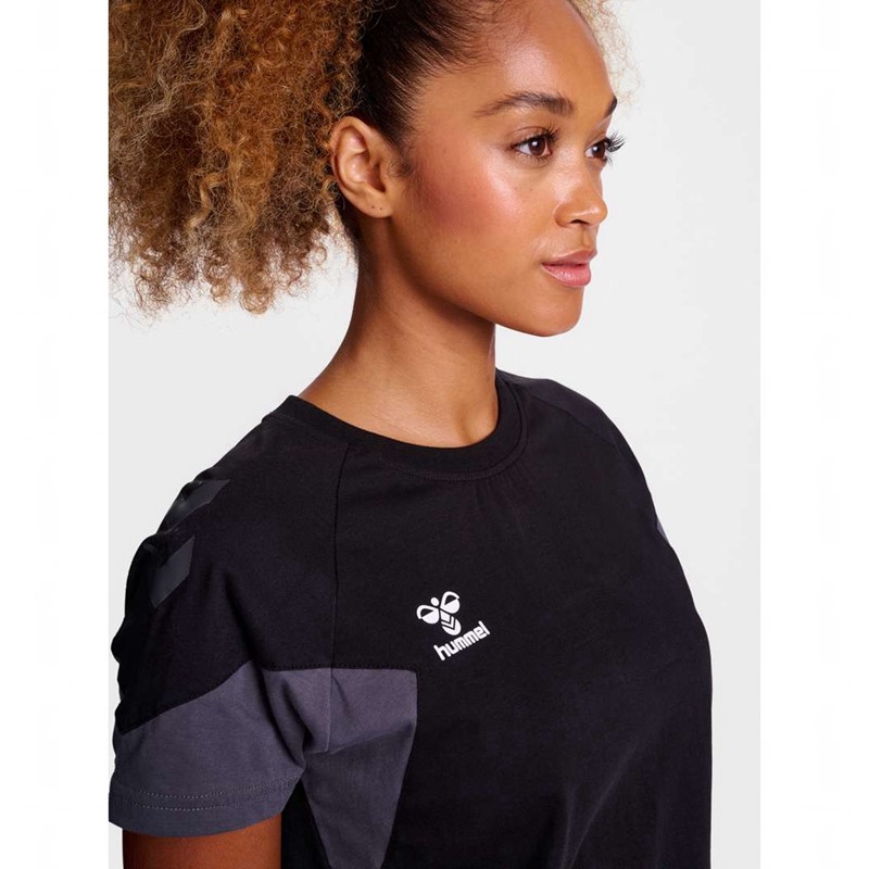 Hummel Travel S/S T-skjorte Dame Svarte | 806791-281