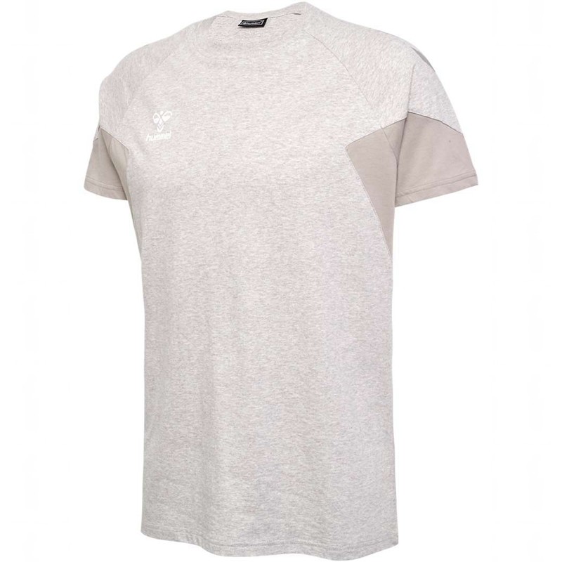 Hummel Travel S/S T-skjorte Herre Grå | 138632-191