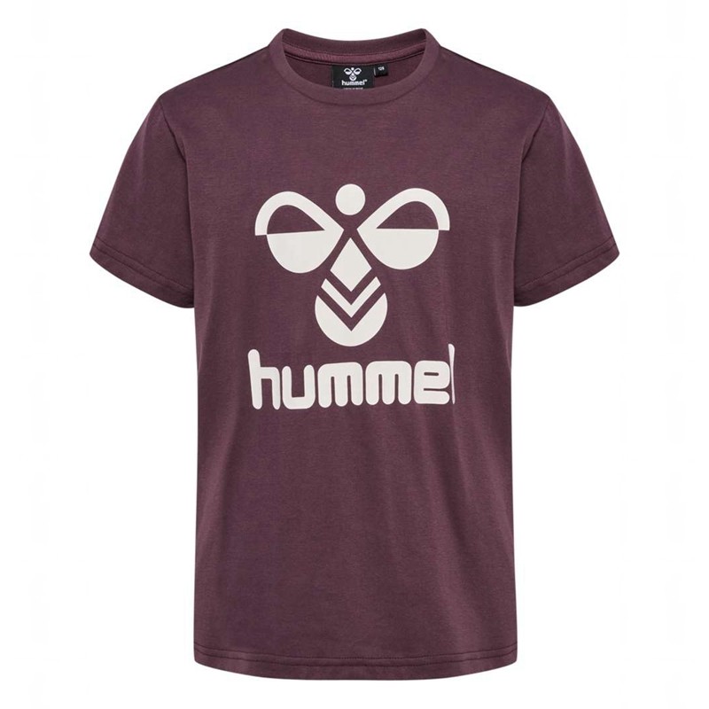 Hummel Tres S/S T-skjorte Barn Fuchsia | 868783-028