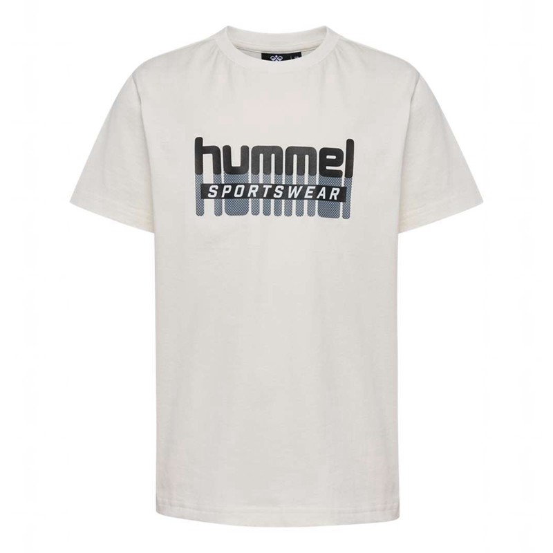 Hummel Tukas S/S T-skjorte Barn Hvite | 258501-263