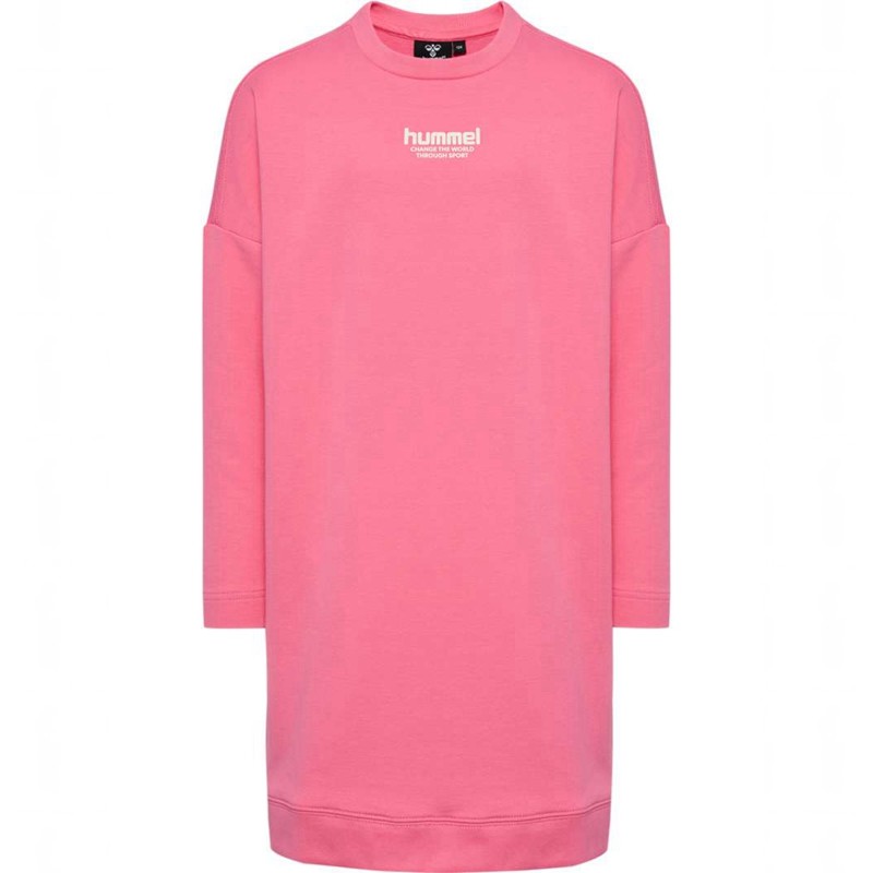 Hummel Zippi L/S Kjole Barn Rosa | 964495-875
